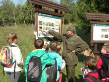 Edukacja leśna w Leśnie i Łędze