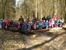 Przedszkolaki sadzą las